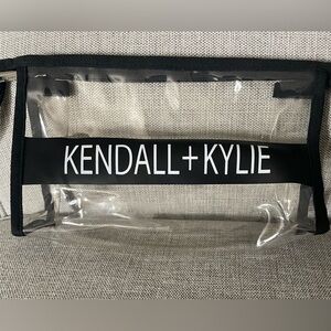 Kendall & Kylie Transparent Bag with Black Accents